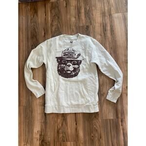 Smokey The bear Icon Crewneck Sweater SZ M